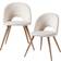 [en.casa] Karijoki Beige Kitchen Chair 77cm 2pcs